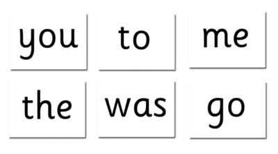 WC3: Word Cards Set 3 40 High Frequency Words